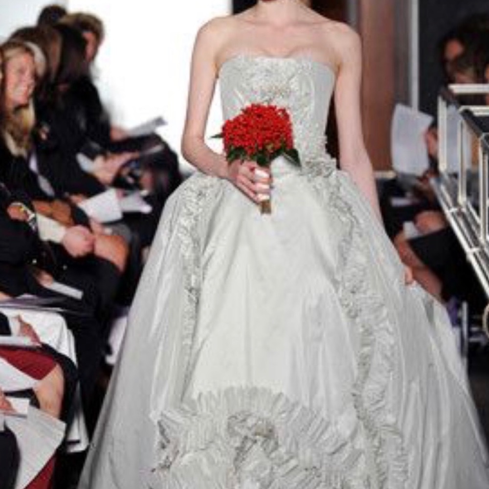 Carolina Herrera Bridal Taffeta Dress (New)